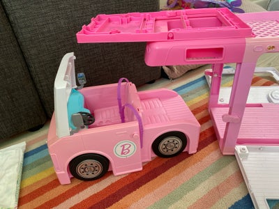 Barbie, Barbie 3-1 Dreamcamper vehicle, Brugt men i fin stand. Enkelte dele mangler.