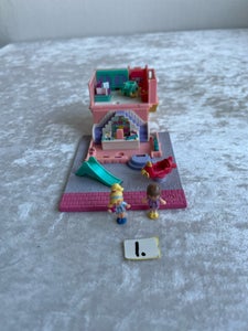 Vintage Polly Pocket: Pollys Secret Garden / Garden Surprise Bluebird Toys  1990 Complete but Broken Arm 