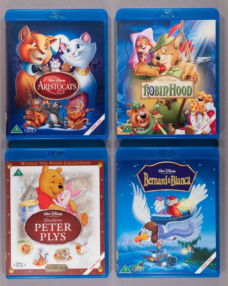 Disney, Blu-ray, tegnefilm