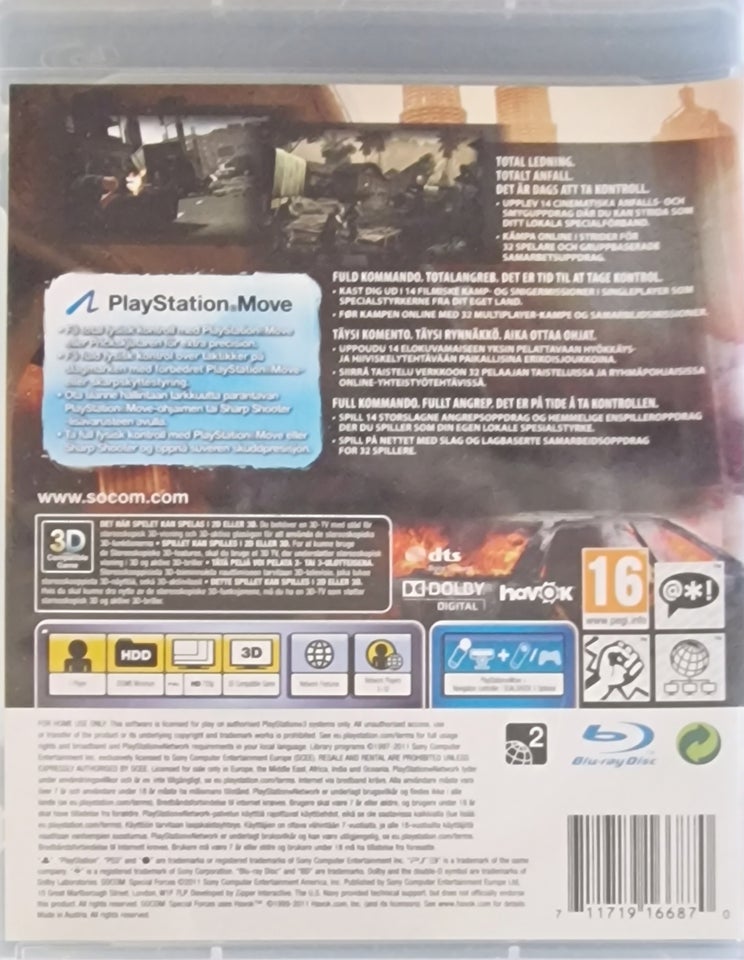 Socom:Special forces, PS3, action