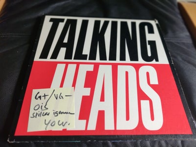 LP, Talking heads, Godt brugt plade med overfladeridser, spiller igennem