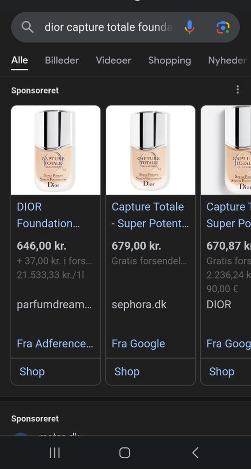 Ansigtsserum, Dior foundation serum , Dior