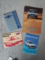 Ford Fiesta instruktionsbog m.m