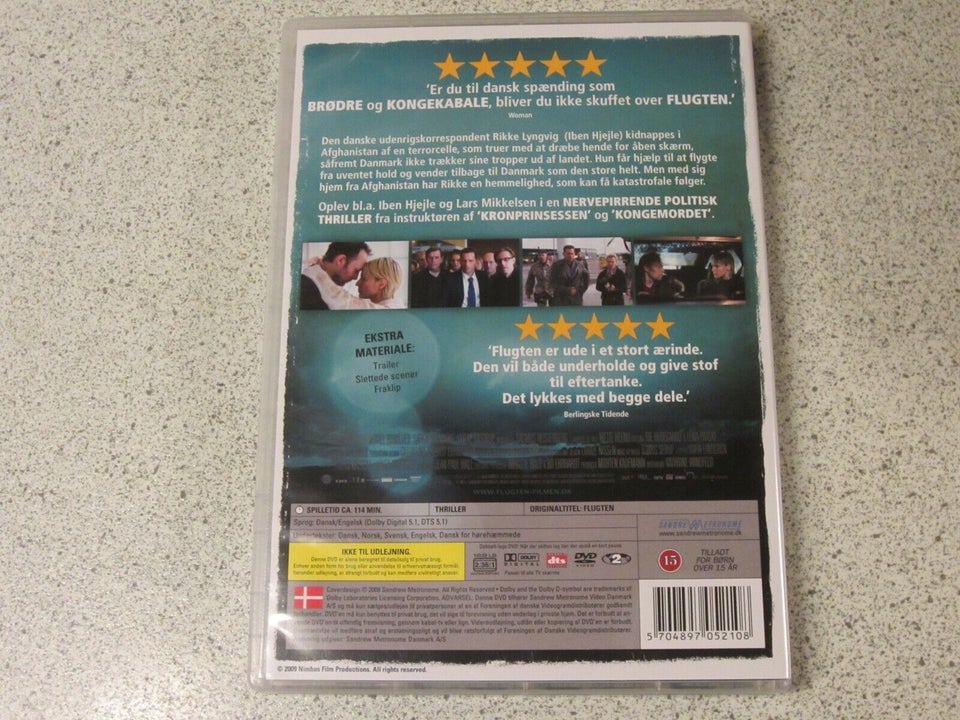 Flugten, DVD, drama