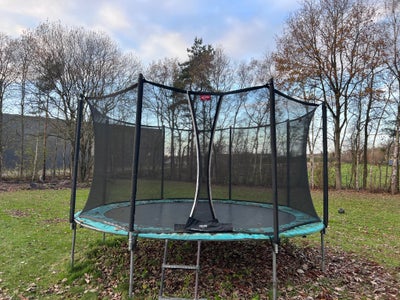 Trampolin, Berg favorit, Berg favorit trampolin 430 diameter 
Sikkerhedsnet og tilhørende stænger er