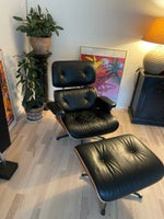 Eames, Lounge Chair m. Ottoman, Stol
