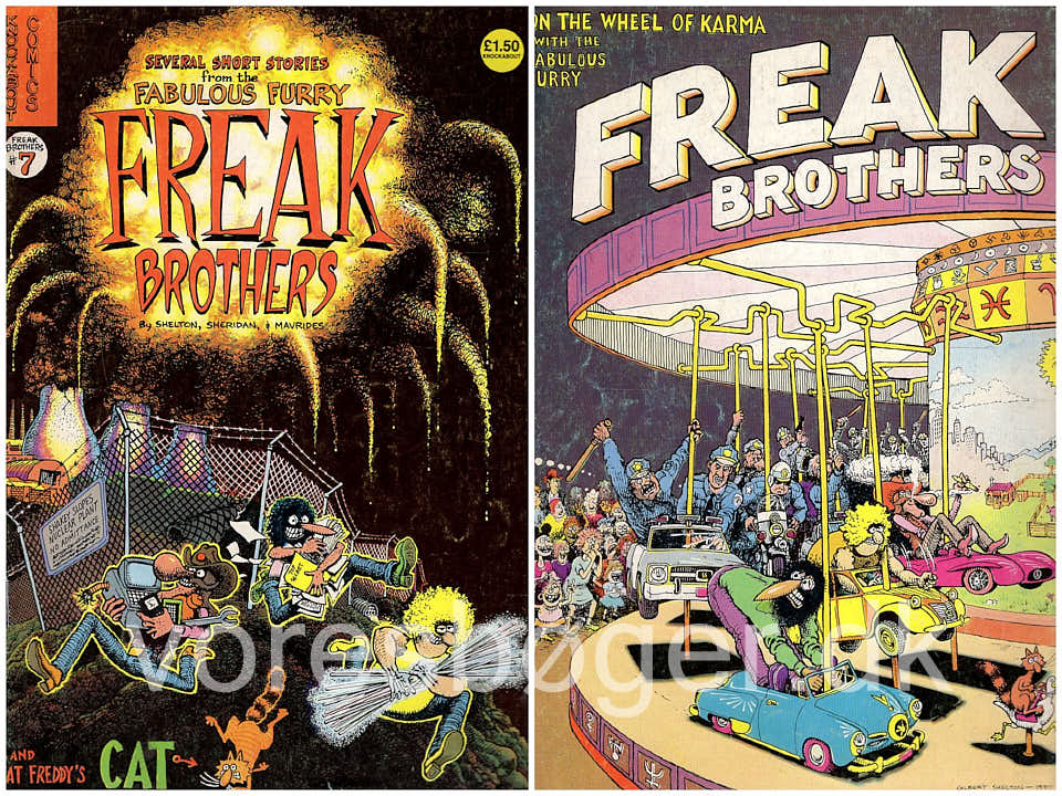 Homegrown/Freak Brothers, Tegneserie
