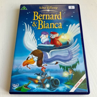 Disney Klassikere 23: Bernard & Bianca, DVD, tegnefilm, Sælger denne Disney Klassikere 23: Bernard &