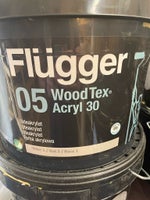 Træmaling 05 woodtex acryl 30, Flugger, 15 liter