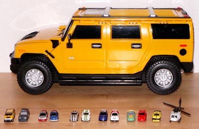 Hummer H2 Speed City, Speedeez, Playmates Toys Inc. - 2003, Den store gule Hummer H 2 Speed City bil