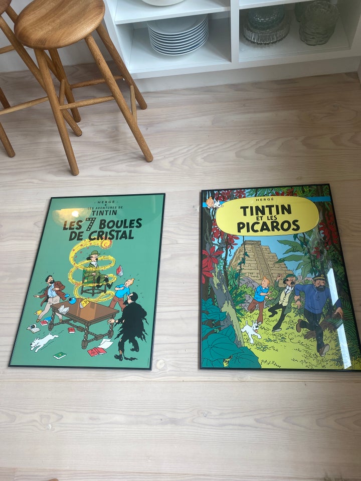 Plakat , Herge, motiv: Tintin
