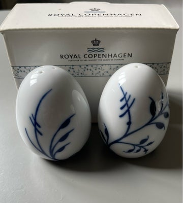 Porcelæn, Salt og peber, Royal Copenhagen, Mega mussel salt & peber sæt
Flot og original stand inkl 