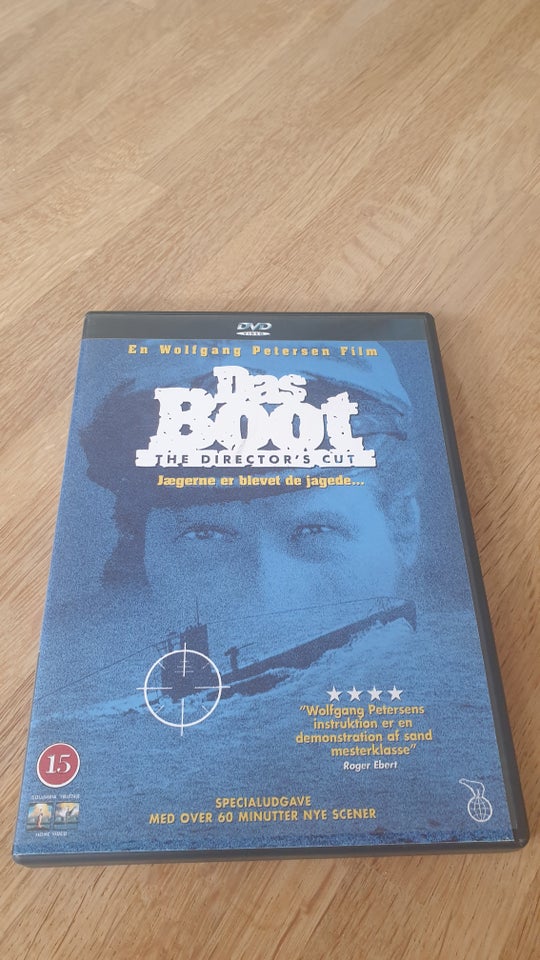 Das Boot (The Director's Cut), instruktør Wolfgang Petersen, DVD