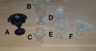 Glas, Serverings opsats	, 6 stk.

Egnet til desserter, is, snacks, frugt, og alt muligt
I forskellig