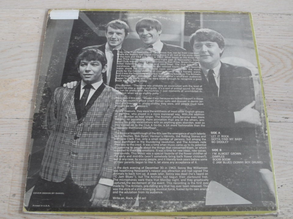 LP, THE ANIMALS, THE EARLY ANIMALS WITH ERIC BURDON