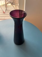 Hyacintglas optisk stribet, Glas, 100 år gl.