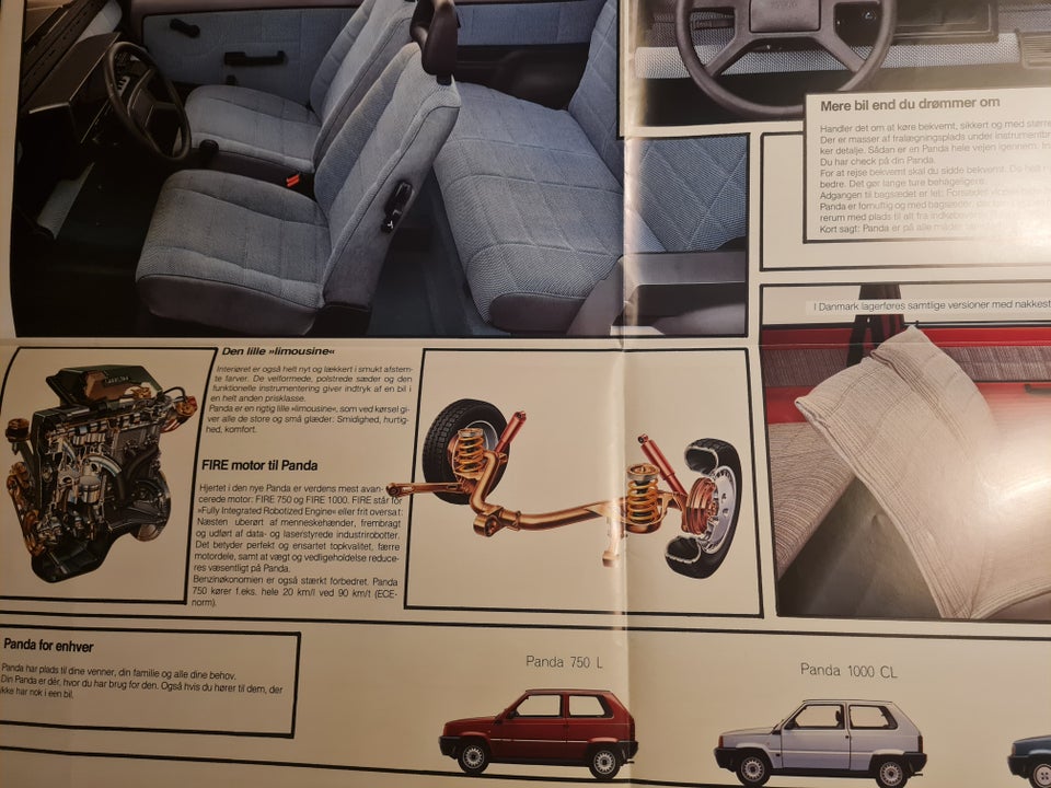 Fiat Panda modelbrochure fra omkring 1980.

14 s...