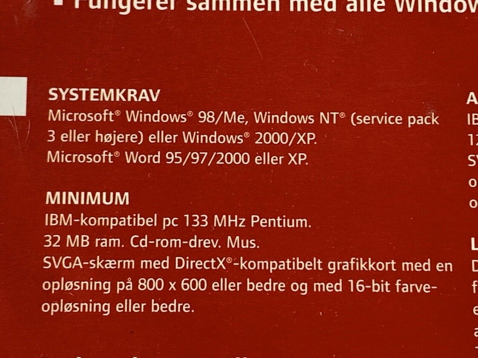 Dansk/Engelsk & Engelsk/Dansk CD-rom ordbog, Gyldendal,