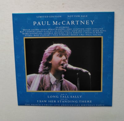 Single, Paul McCartney, Long tall Sally / I saw her standing there, 
7" single LIMITED EDITION NOT F