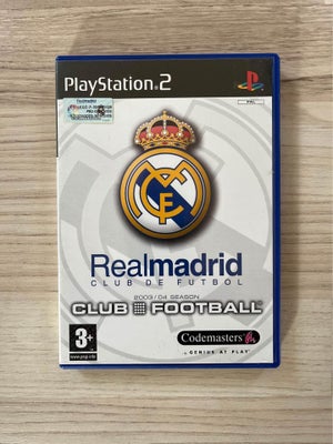 Real Madrid Club Football, PS2, Spillet er testet og virker som det skal.

Fragt tilbydes +40,- 