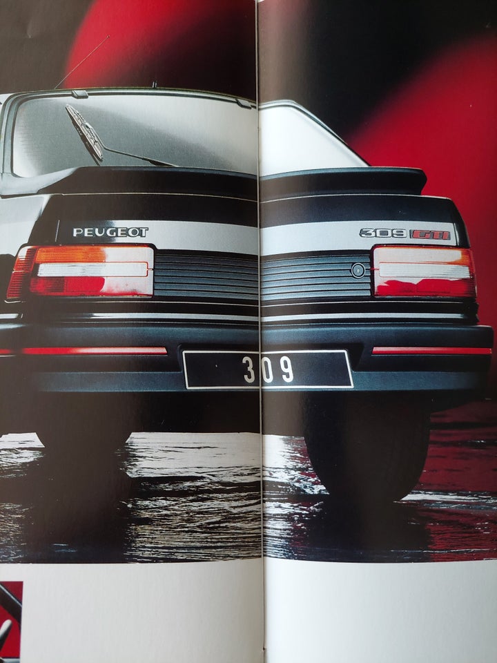 Brochure, Peugeot 309
