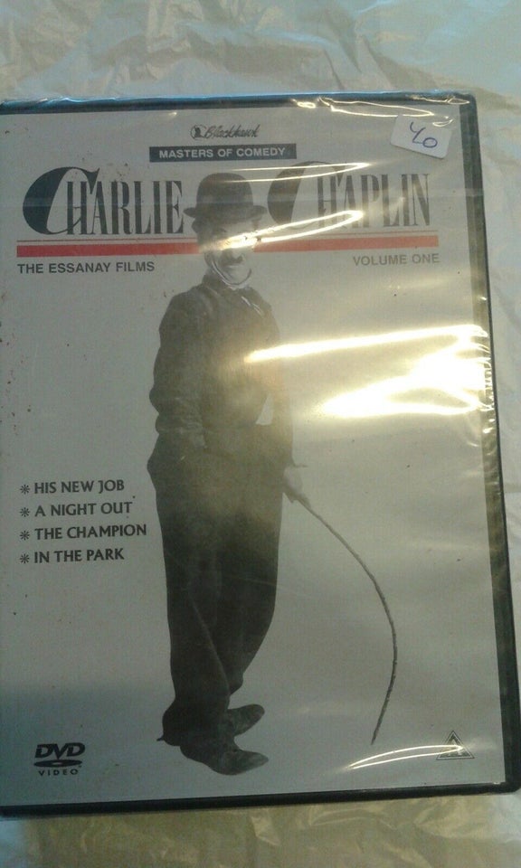 Charlie Chaplin 5 stk, DVD, andet