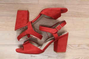 Røde Sandaler | DBA - billigt brugt dametøj
