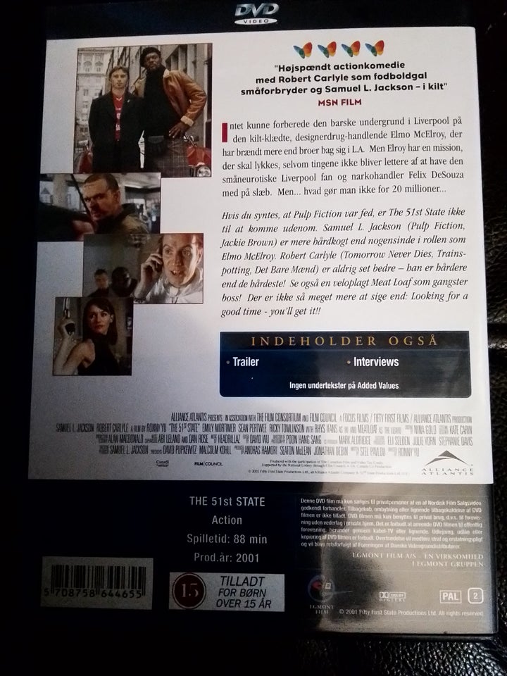 The 51st state, DVD, action