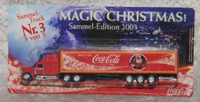 Modellastbil, HM-BIL-Lastbil-HERMEY Reklamelastbil "Coca Cola", #HE01, Lastbilen er i ubrudt emballa