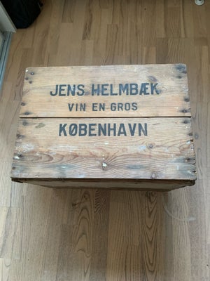 Vinkasse, Jens Helmer, Flot retro vinkasse fra Jens Helmer vin en gros i København 
Helt original