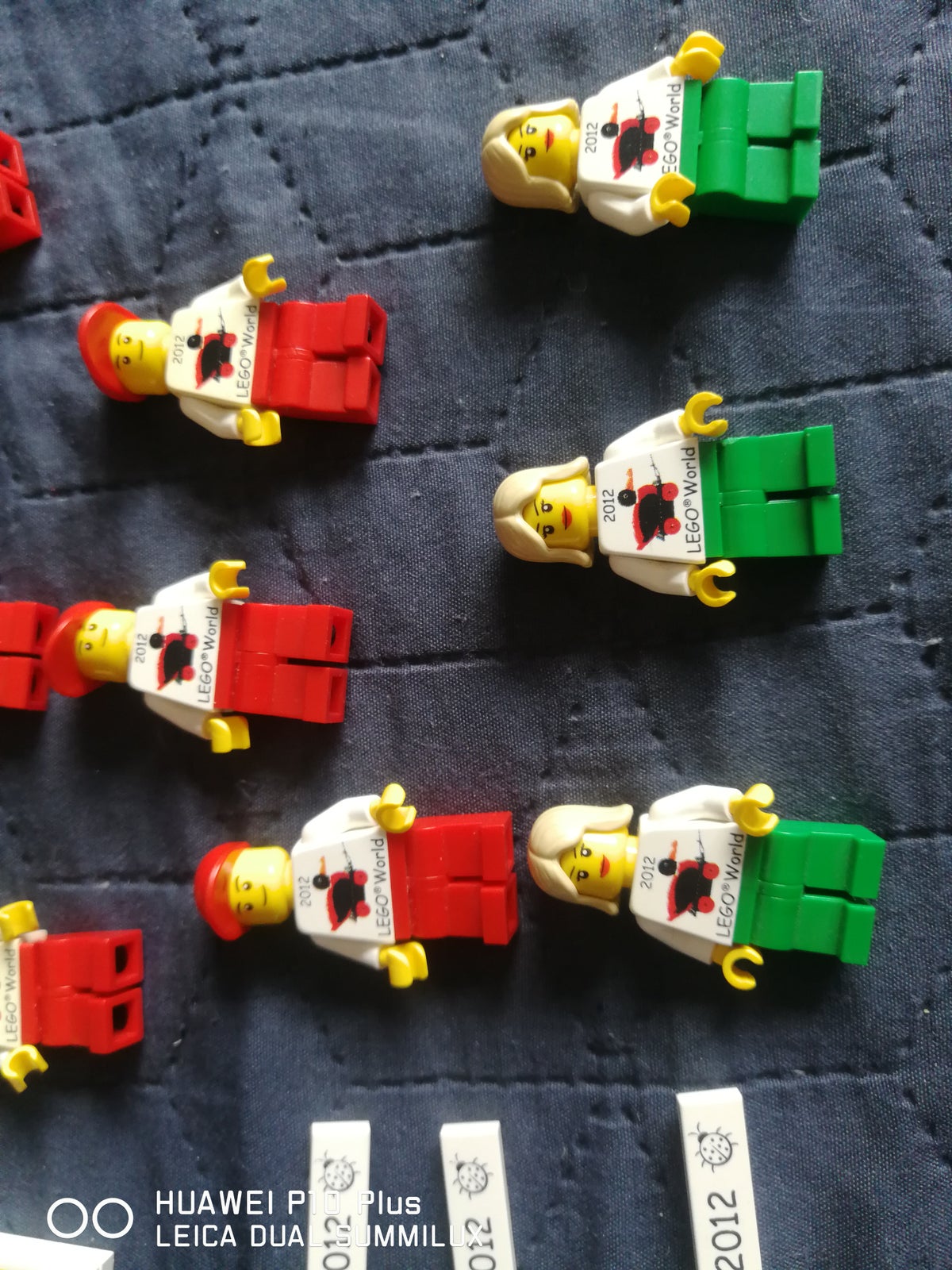 Lego blandet, 13 figurer lego world 2012