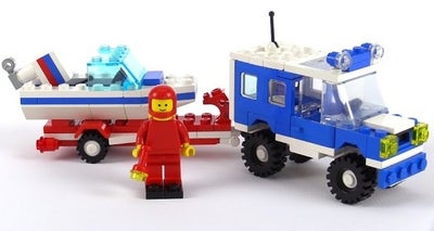 Lego City, 6698 RV with Speedboat inkl. samlevejledning.
Der mangler dog et soltag 2348a - derfor de
