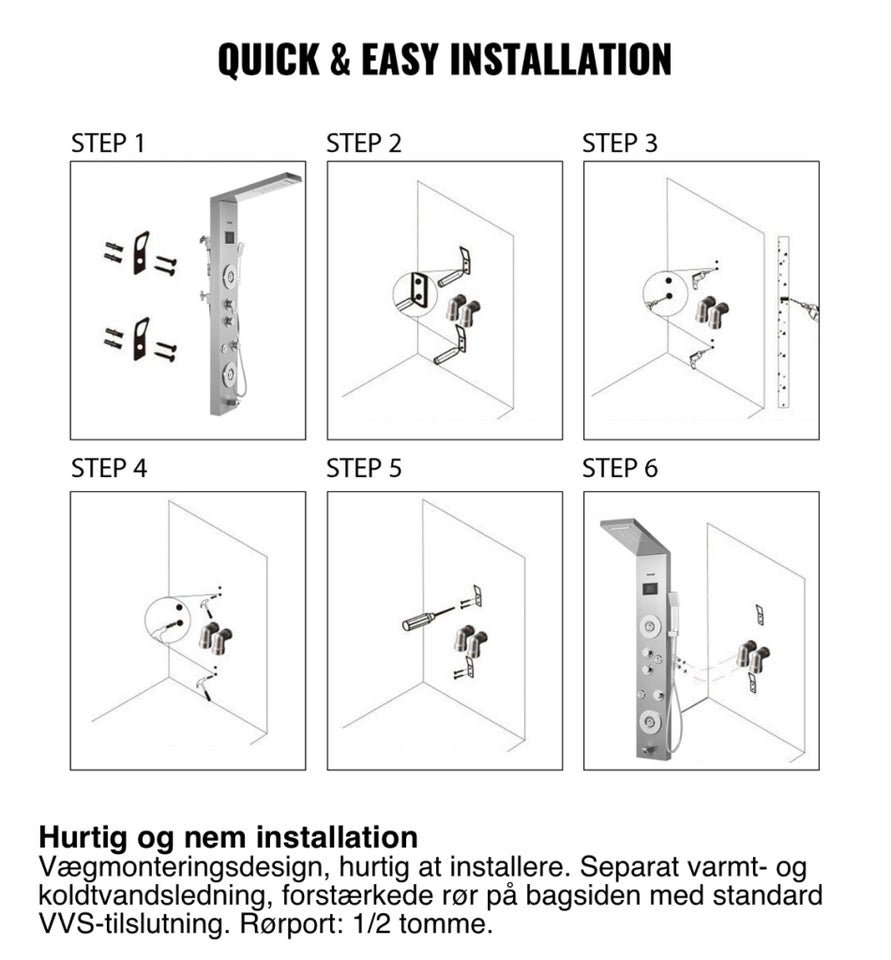 Brusepanel, VEVOR