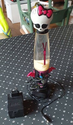 Lavalampe, Sjov Monster High lava lampe. Skal afhentes i Råhede syd for Ribe.