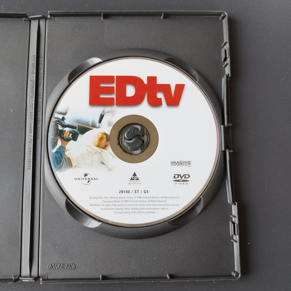 EDtv, instruktør Ron Howard, DVD