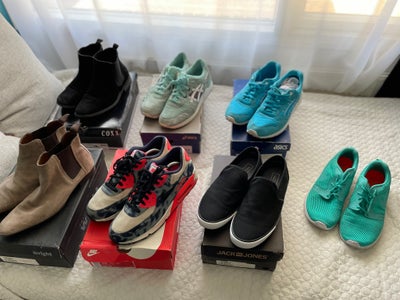 Sneakers, Nike, Asics, str. findes i flere str., Sælger de her sko som jeg ikke bruger mere og synes
