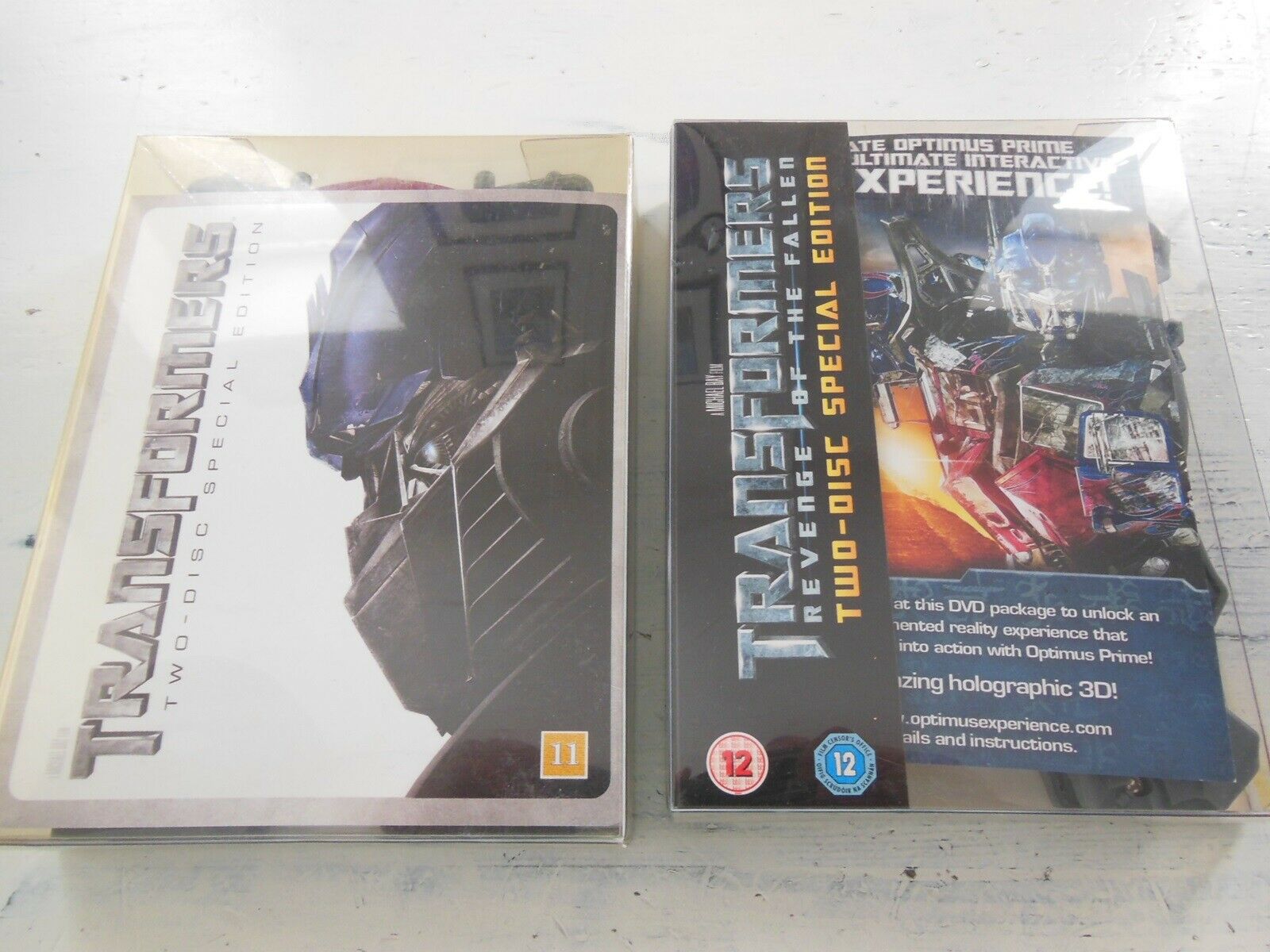 Transformers DVD Boks med Transformer ffigur, DVD,