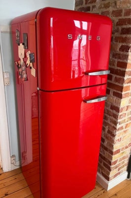 Køle/fryseskab, Smeg FAB30LR1, 295 liter, b: 67 d: 62 h: 170, Det klassiske røde SMEG køleskab sælge