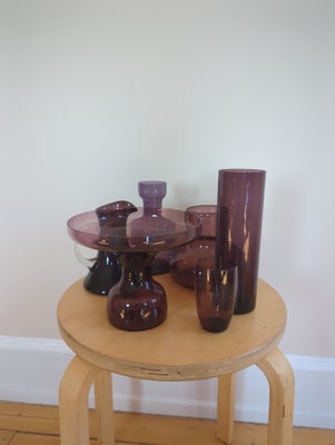 Vase, Glasvaser, Lilla glasvaser i forskellige størrelser og former. Fra 9-20 cm i højden. 
Sælges k