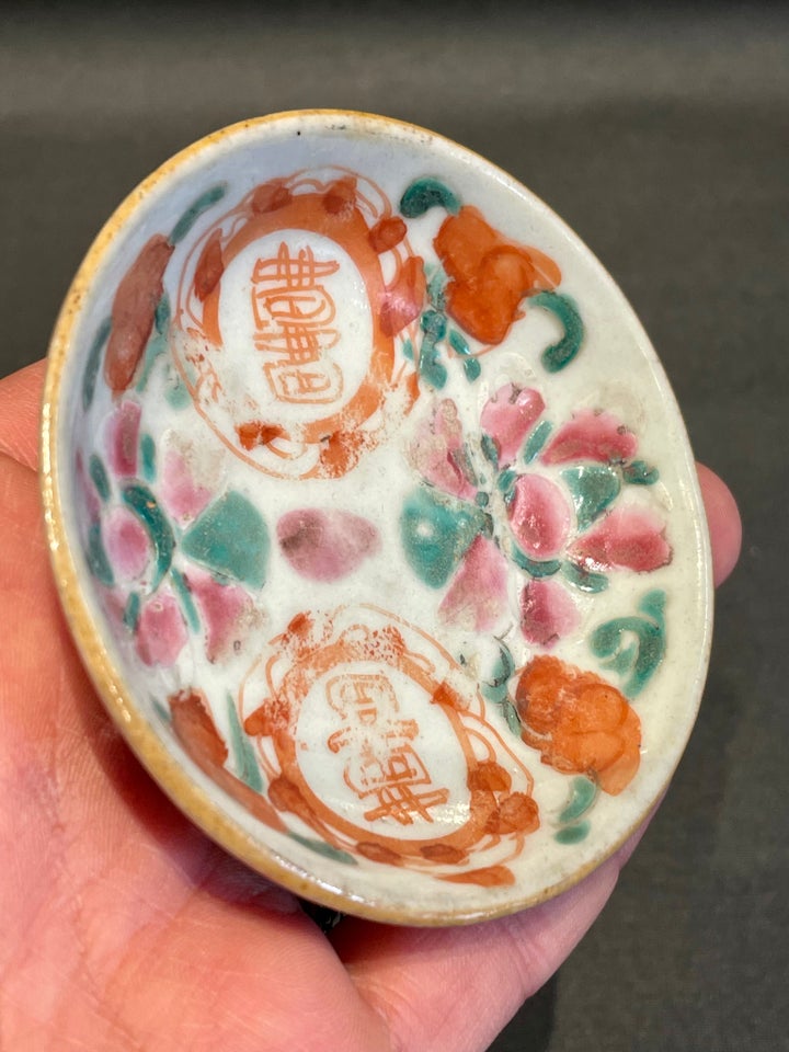 Kinesisk antik porcelæn mini skål , Porcelæn - Chinese -