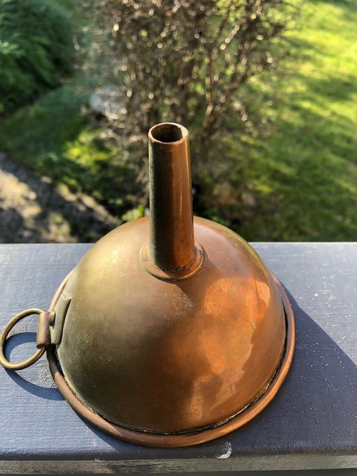 Antik messing og kobber smørnæb mm, 1800-1900-tallet