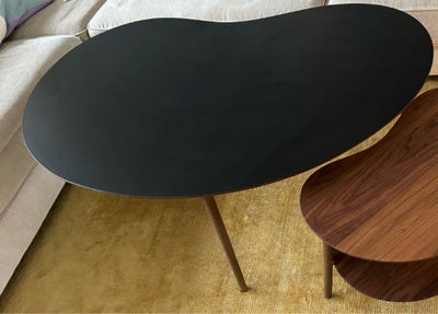 Sofabord, DesignerZoo, laminat, b: 80 l: 120 h: 50, Model ekstra stor med høj hylde og ekstra højde.