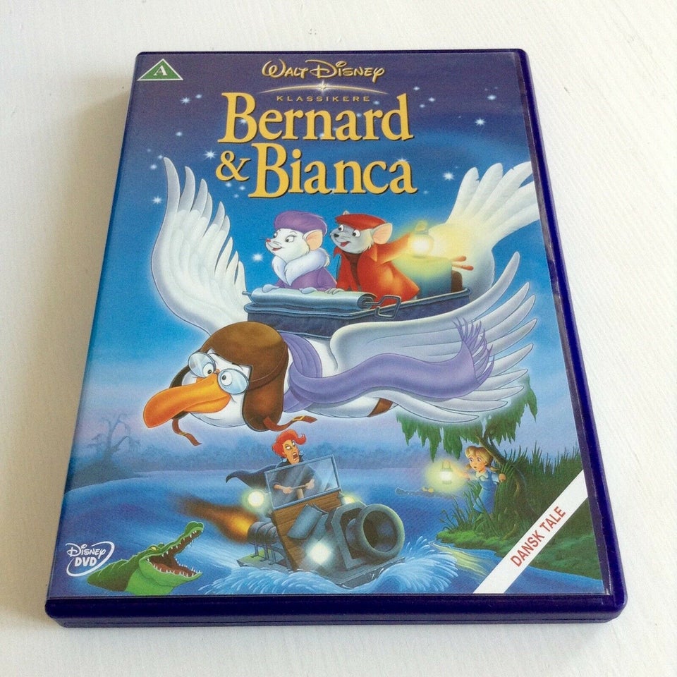 Disney Klassikere 23: Bernard & Bianca, DVD, tegnefilm