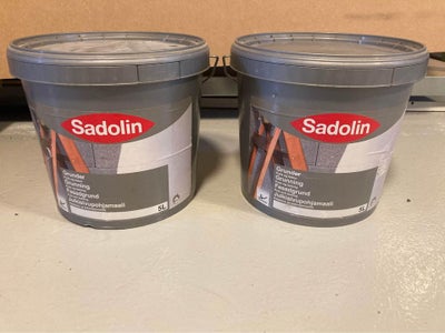 Sadolin pudsgrunder/forankringsgrunder, Sadolin, 5 liter, 2 stk. uåbnede 5L spande med grunder/blå v