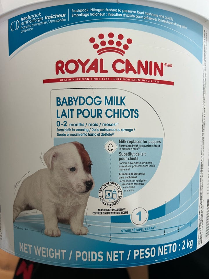 Kosttilskud, Royal Canin Baby Milk til hundehvalpe