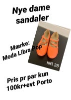 Sandaler, str. findes i flere str., Moda Libra Pop