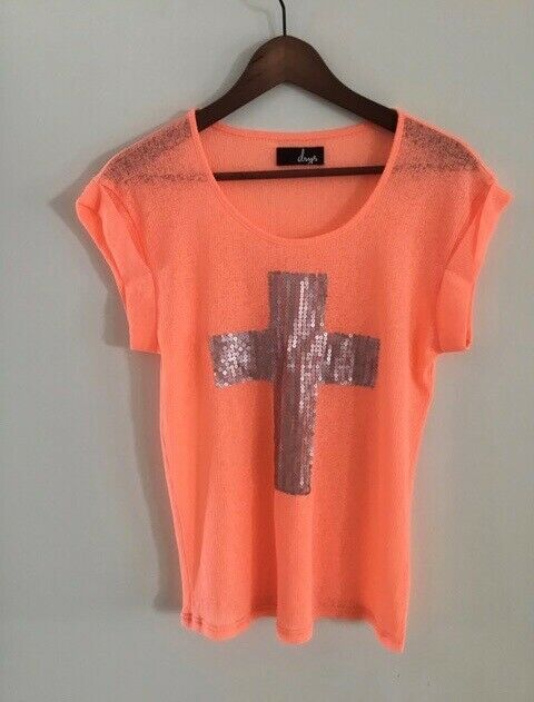 T-shirt, Drys t-shirt tee bluse str. M neon orange, str. 38 dba.dk – Køb og Salg af Nyt og Brugt