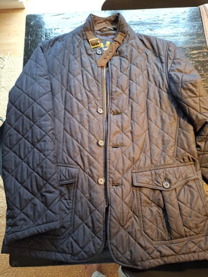 Jakke, str. L, Barbour,  Navy,  Næsten som ny, Lækker velholdt jakke fra Barbour - model Quilted Lut