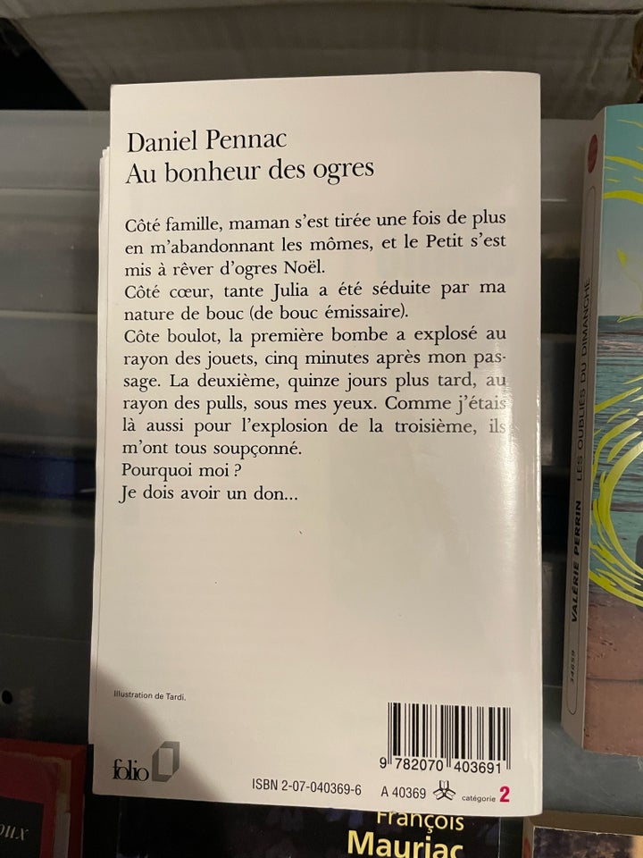 Forskellige fransk bøgerne , Daniel Pennac , genre: anden