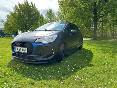 Citroën DS3, 1,6 HDi 110 DSport, Diesel, aut. 2011, km 386000, sort, nysynet, aircondition, ABS, air